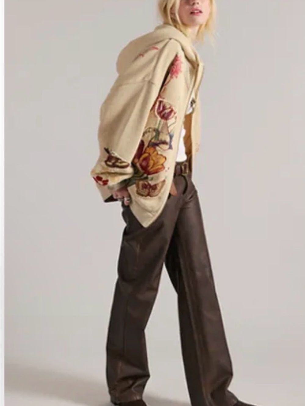 Free People Grandma’s Garden Hoodie 🔥 Size M - Picture 2 of 4